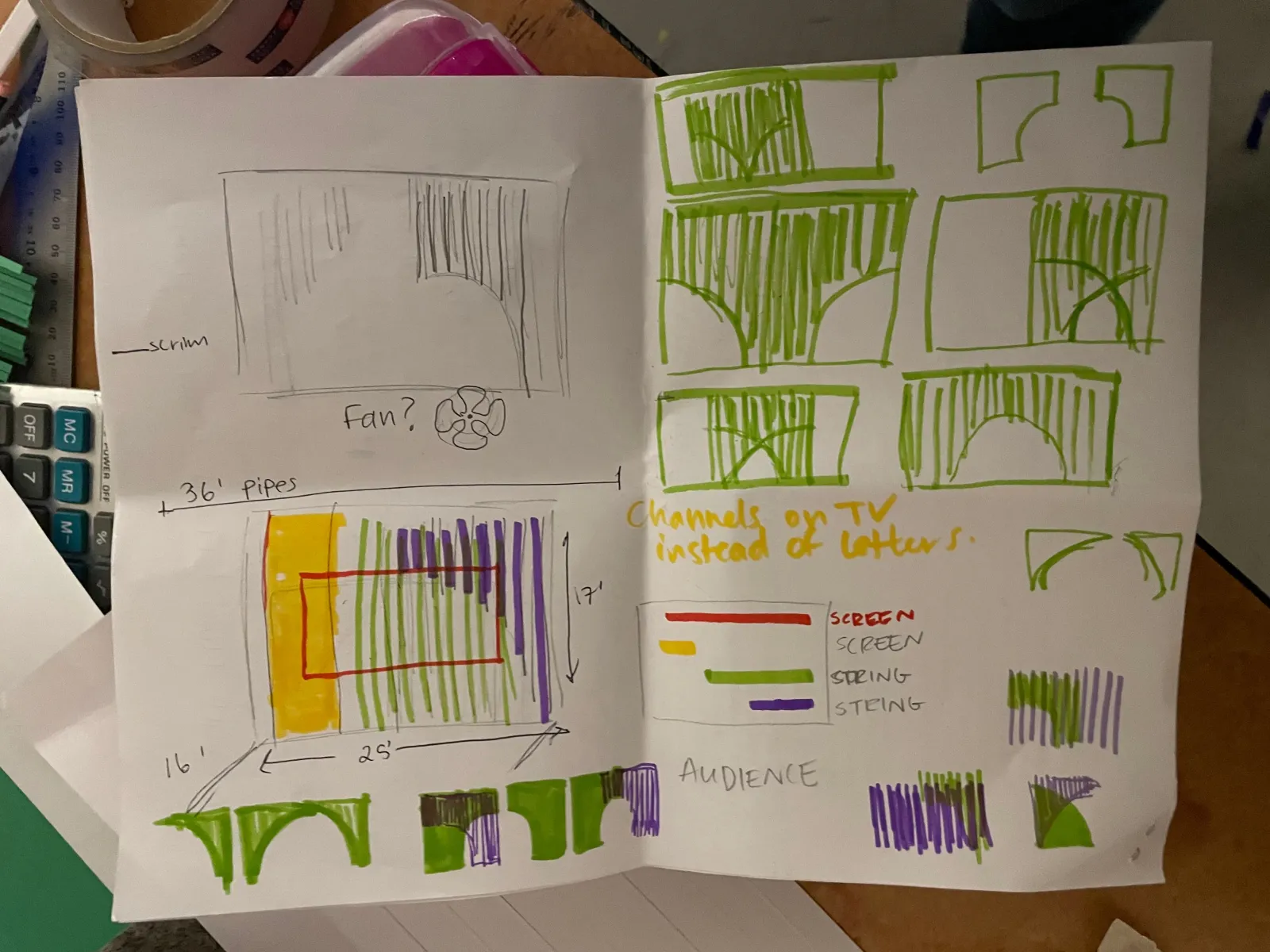 Song from the Uproar, process image 6