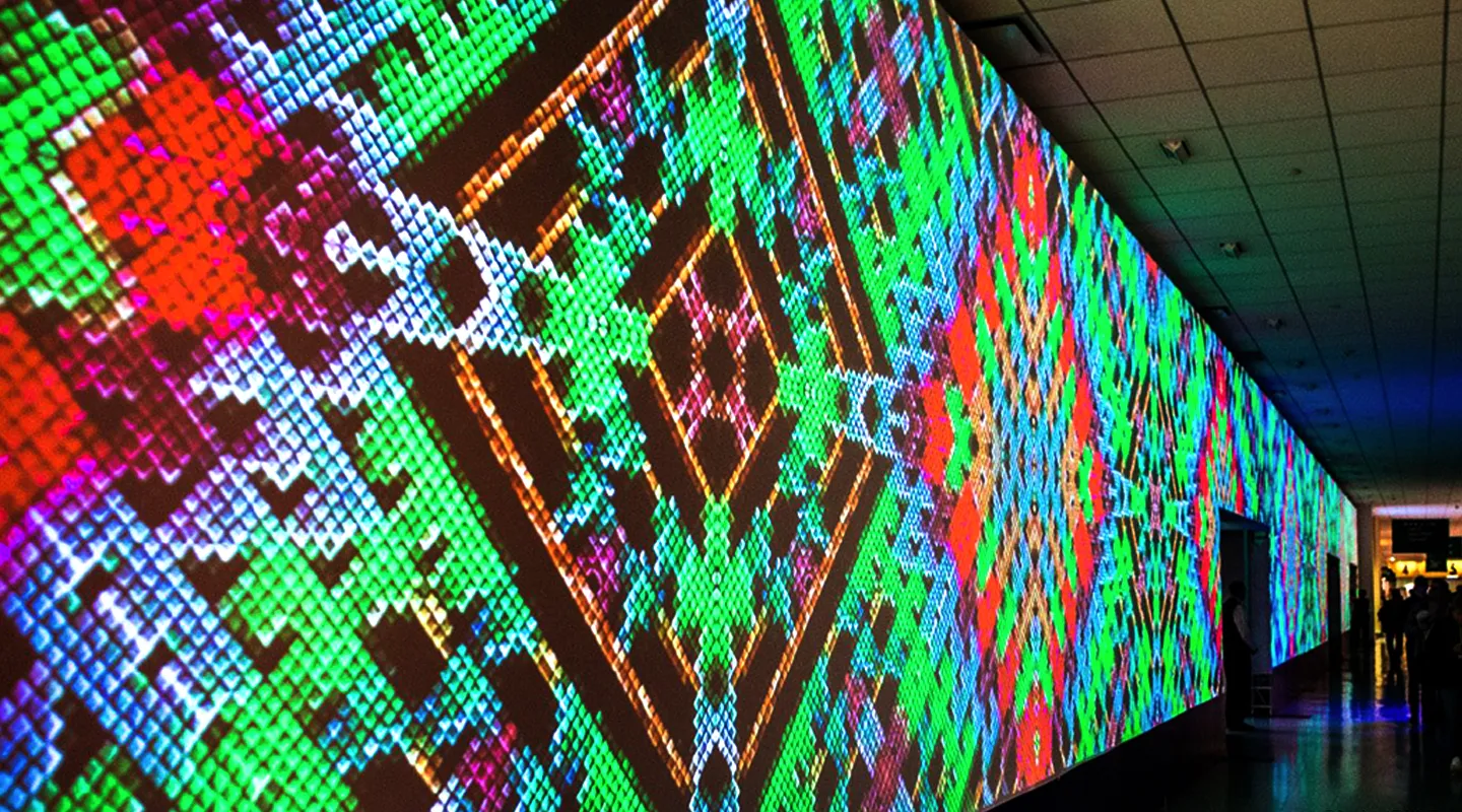 Video Tapestry – USITT 2017, production photograph 1